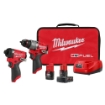 תמונה של סט מילווקי קומפקטי Milwaukee 3497-22 M12 FUEL™ – מקדחה ואימפקט דור חדש