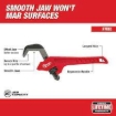 תמונה של מפתח צינורות משושה מפלדה "12 (300 מ"מ) Milwaukee 48-22-7171 – דיוק ועמידות