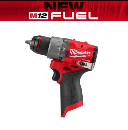 תמונה של מקדחה רוטטת Milwaukee M12 FUEL 3404-20 | מקדחה עם פטיש 1/2" POWERSTATE Brushless - 400 in-lbs