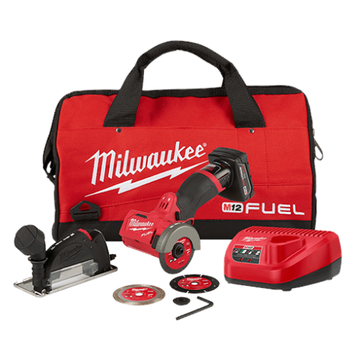 תמונה של סט משחזת קומפקטית "3 מילווקי Milwaukee 2522-21XC M12 FUEL - קיט מלא