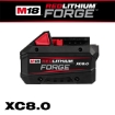 תמונה של סוללת ליתיום 8Ah 18V Milwaukee REDLITHIUM™ FORGE™ XC8.0 – דגם 48-11-1881