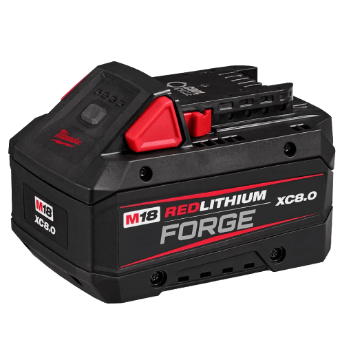 תמונה של סוללת Milwaukee M18 REDLITHIUM FORGE 8.0Ah – עוצמה של 12.0Ah בגודל קומפקטי (דגם 48-11-1881)