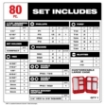 תמונה של סט ביטים כפול 80 חלקים 48-32-4094