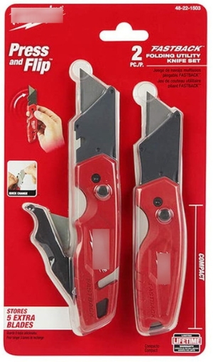 תמונה של סט סכין יפנית Milwaukee Fastback – סכין מתקפלת מקצועית עם החלפת להב מהירה