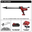 תמונה של קיט אקדח סיליקון ודבק נטען Milwaukee 2642-21CT M18 – כולל סוללה ומטען
