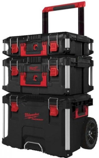 תמונה של סט עגלה 3 ארגזי Milwaukee Packout