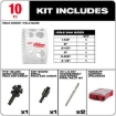 תמונה של מארז 10 מקדחי כוס בי-מטאל Milwaukee Hole Dozer עם מזוודת PACKOUT קומפקטית