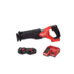 תמונה של מסור חרב Milwaukee M18 FUEL 2821-22 – קיט מושלם כולל 2 סוללות 5.0Ah ומטען