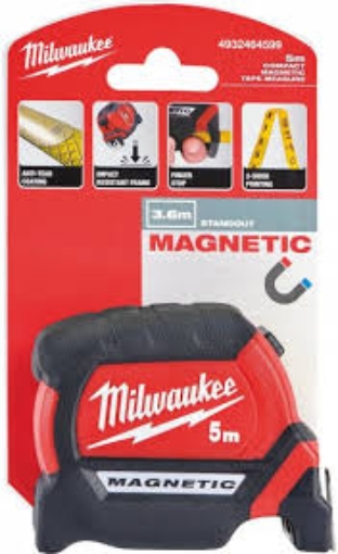 תמונה של מטר מדידה מגנטי 5 מטר Milwaukee Gen IV – סרט מדידה דור 4 המקצועי והעמיד ביותר