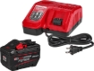 תמונה של ערכת כוח Milwaukee M18 REDLITHIUM FORGE HD12.0 עם מטען מהיר – עוצמה וביצועים ללא פשרות (מק"ט 48-11-1813GB)