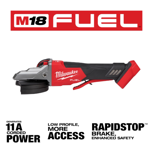 תמונה של משחזת זווית "5 "אף צר" נטענת Milwaukee M18 FUEL דגם 2886-20 – עוצמה ודיוק ללא פשרות