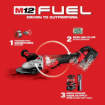 תמונה של משחזת זווית "5 "אף צר" נטענת Milwaukee M18 FUEL דגם 2886-20 – עוצמה ודיוק ללא פשרות