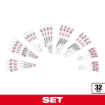 תמונה של מארז 32 להבים למסור חרב Milwaukee SAWZALL – לעבודה מקצועית בעץ ומתכת