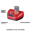 תמונה של מטען סוללות Milwaukee M12 דגם 48-59-2401 | מקורי מילווקי