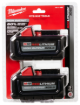 תמונה של זוג סוללות מילווקי M18 REDLITHIUM HIGH OUTPUT XC6.0 – מק"ט 48-11-1862
