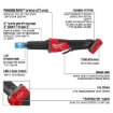 תמונה של משחזת ציר נטענת מתג משוט M18 FUEL™ בעלת מהירות משתנה ו-ONE-KEY™ – מילווקי Milwaukee (דגם 2984-20 גוף בלבד)